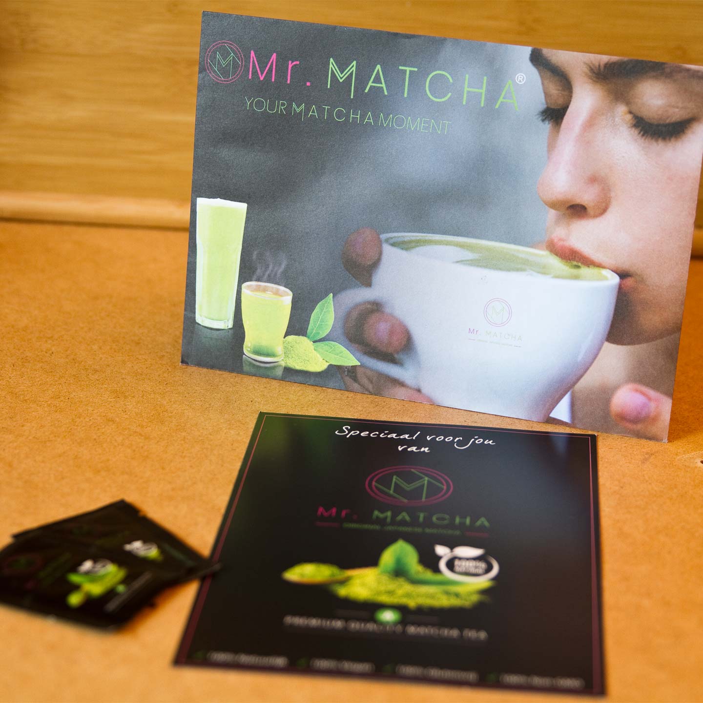 Mr MATCHA proefpakkket met 2 sachets matcha