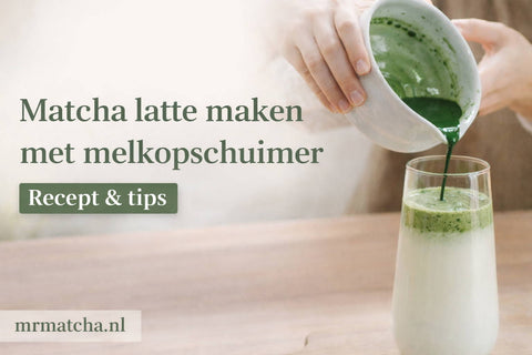 Matcha latte maken met melkopschuimer | Recept en tips