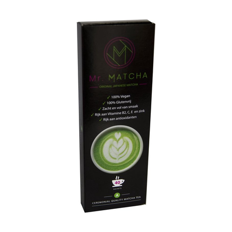 Mr.MATCHA Ceremoniële Thee - Doos met 40 Sachets